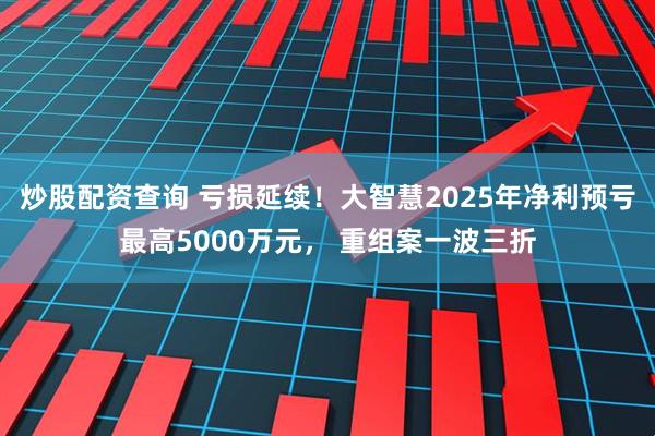 炒股配资查询 亏损延续!大智慧2025年净利预亏最高5000万元, 重组案一波三折