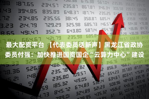 最大配资平台 【代表委员话新声】黑龙江省政协委员付强:加快推进国资国企“云算力中心”建设